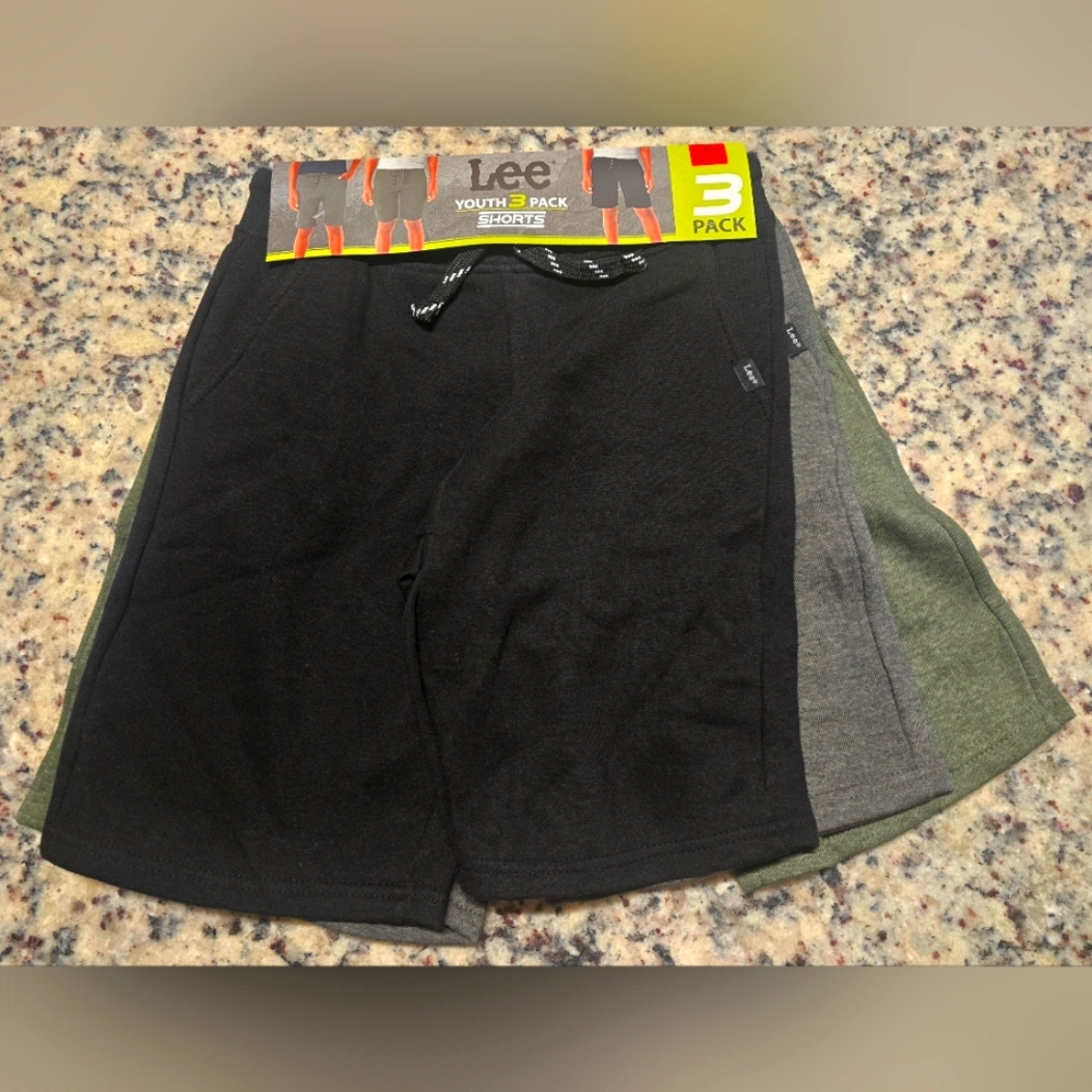 3pc Lee Boys shorts size 5/6 and 10/12 left